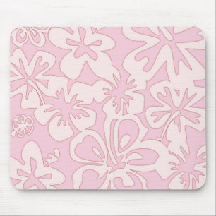 Pastellrosa Blumenkunst Mousepad