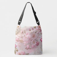 Pastellrosa Blumenweich Elegantes Muster Persönlic