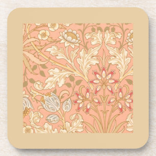 Pastellrosa Dekorative Blumen  Getränkeuntersetzer