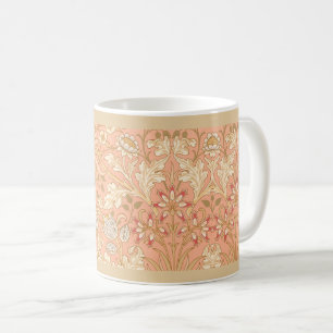 Pastellrosa Dekorative Blumen Kaffeetasse