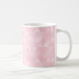 Pastellrosa Dreieck Mosaik-Tasse Kaffeetasse