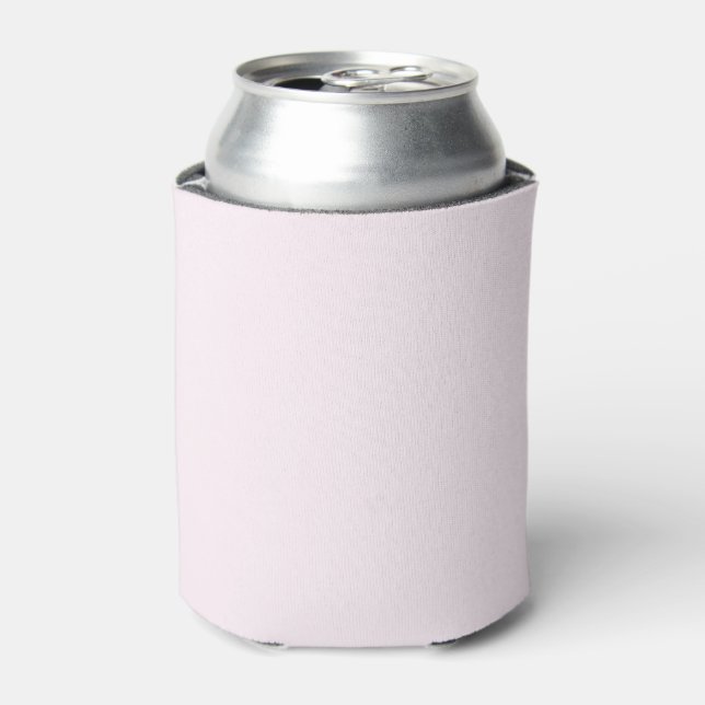 Pastellrosa einfarbig  dosenkühler (Kanne Vorderseite)