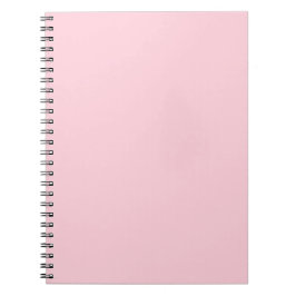 Pastellrosa einfarbig minimalist notizblock