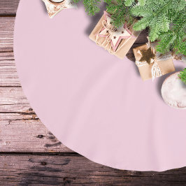 Pastellrosa Farbe | Classic | elegant Polyester Weihnachtsbaumdecke