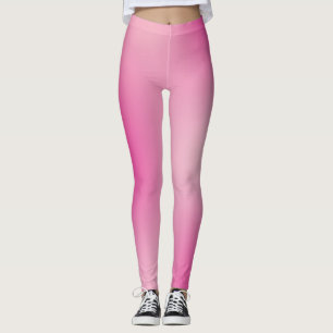 Pastellrosa Farben Abstrakt Blur Gradient Ombre Leggings