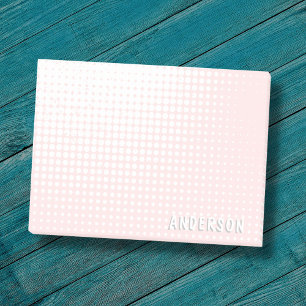 Pastellrosa Halbtongradientenchic individuelle Nam Post-it Klebezettel