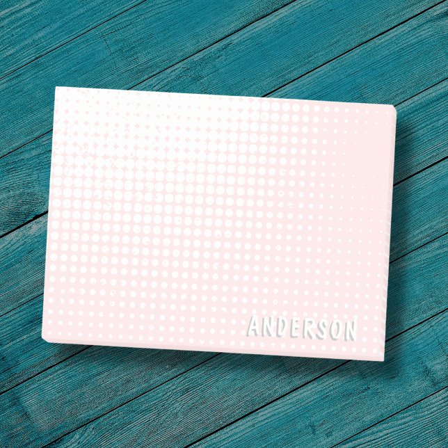 Pastellrosa Halbtongradientenchic individuelle Nam Post-it Klebezettel (Von Creator hochgeladen)