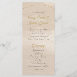Pastellrosa Hochzeit Programm