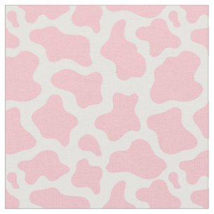 pastellrosa Kuhdruck kawaii Stoff