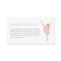 Pastellrosa Nussknacker-Bücher für Baby-Karte
