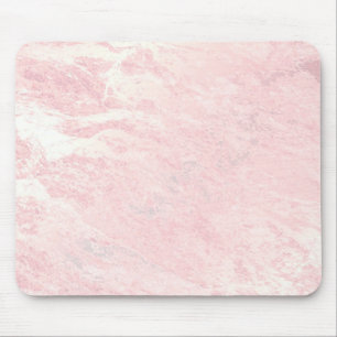 Pastellrosa Rose Gold Stone Blush Marmor Mousepad