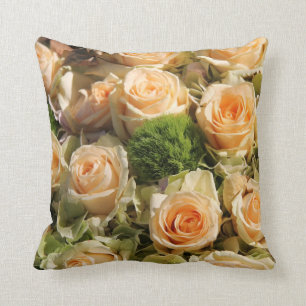 Pastellrosa-Rosenkissen Kissen