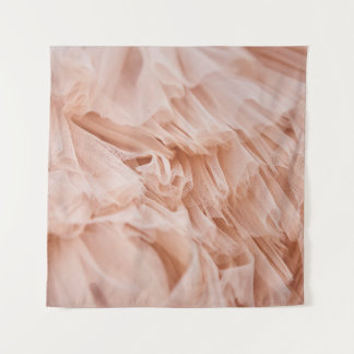 Pastellrosa Stoffe: Elegante Texturen. Wandteppich
