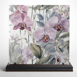 Pastellrosa und Lila Lavendelblüten Fliese<br><div class="desc">Umgestalten Sie Ihren Raum mit der Eleganz und Schönheit unserer exquisiten Keramik Kachel, mit einem atemberaubenden Design von delikaten Orchideen. Diese Kachel präsentiert eine harmonische Mischung aus weichen Pastelltönen, mit großen, aufwändigen orchitischen Blüten in Rosa- und Lavendeltönen. Die Blume werden durch üppige, gedämpfte grüne Blätter ergänzt, die eine ruhige und...</div>