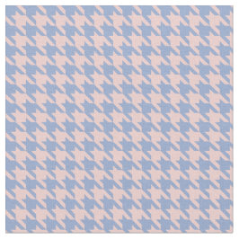 Pastellrosa und Sky Blue Hahnentrittmuster Stoff