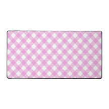 Pastellrosa und Weißglut Kariert