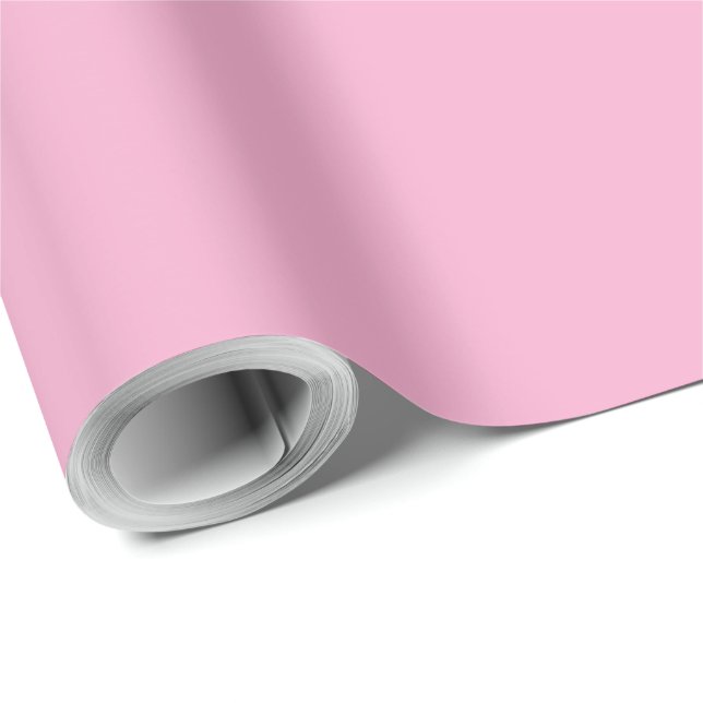 Pastellrosa Wrapping Paper - Weichweiche Blüte Ges Geschenkpapier (Rolleneckpunkt)