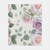 Pastellrosen in Schattierungen von Lila Mint und B