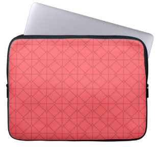 Pastellrot, cool, trendig, dekorativ laptopschutzhülle