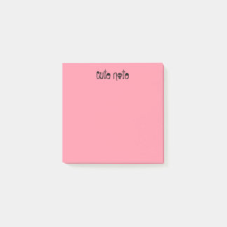 Pastellrot Post-it Klebezettel
