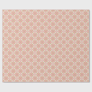 Pastellrote, rosa und grüne Feiertags-Geschenkpapi Geschenkpapier