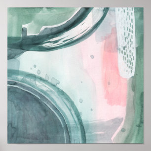 Pastellschreiber - Aquarell Poster