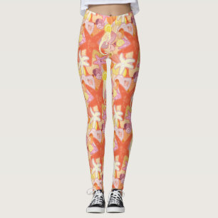 Pastellseegeschöpf-Muster Leggings