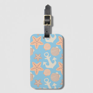 Pastellseemuster Gepäckanhänger