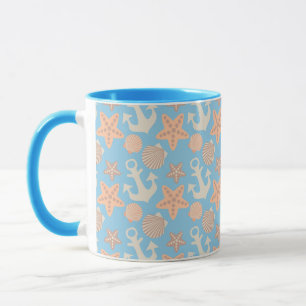 Pastellseemuster Tasse