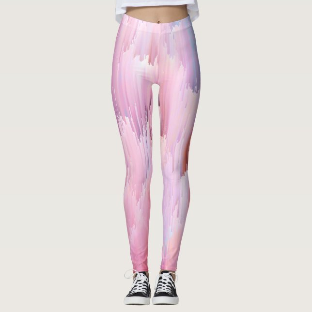 Pastellstörschübe Leggings (Vorderseite)