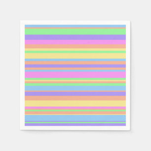 Pastellstreifen Serviette