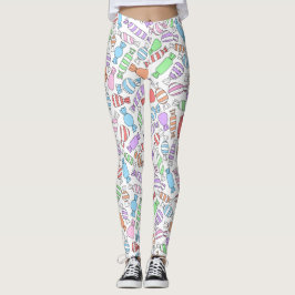 Pastellsüßigkeiten Leggings