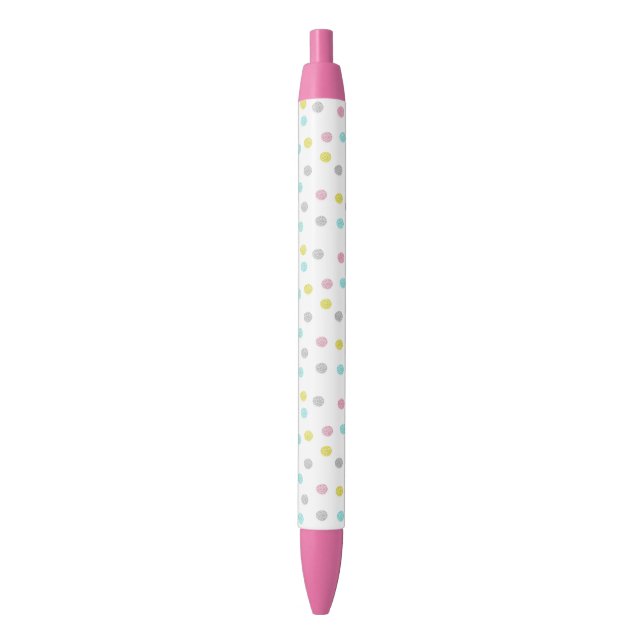 PastellTupfen-Stift Kugelschreiber (Vorderseite Vertikal)