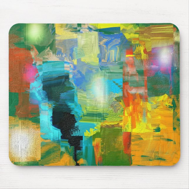 "Pastellverschlüsselung" Mousepad (Vorne)