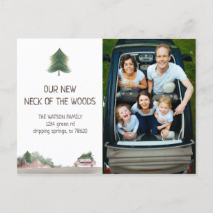 Pastellwald-Ankündigung Ankündigung Postkarte