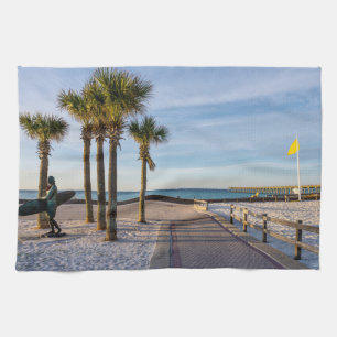 Pastellweg bis Pensacola Strandküche Handtuch