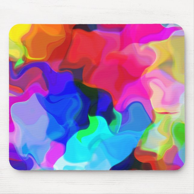 PastellWirbel Mousepad (Vorne)