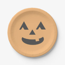 Pastelorange Jack-o-Laterne-Halloween-Party