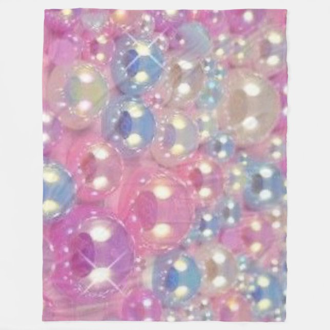 Pastelperlen Fleecedecke (Vorderseite)