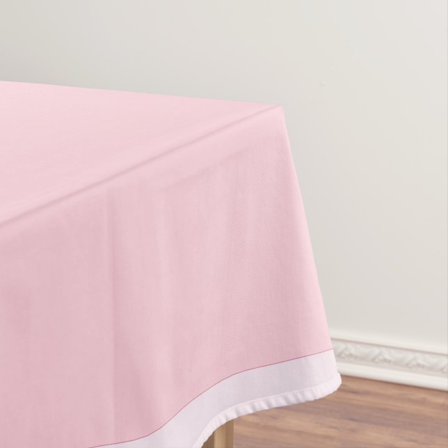 Pastelpink Tischdecke (Beispiel)