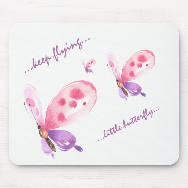 Pastelschmetterlinge, Mousepad (Vorne)
