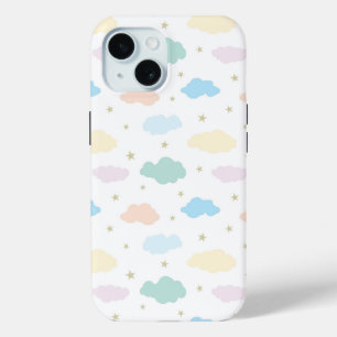 Pastelstars und Wolken Case-Mate iPhone Hülle
