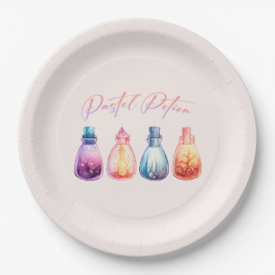 Pasteltrank Pappteller