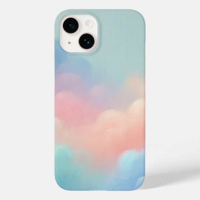 Pastelwolken Case-Mate iPhone Hülle (Rückseite)