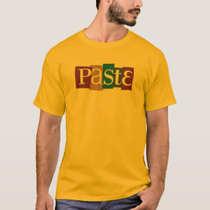 Pasten-Block-Logo-Farbe T-Shirt