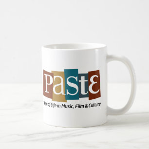 Pasten-Block-Logo-Umbau auf unterer Farbe Tasse