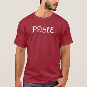 Pasten-klassischer weißer Logo-T - Shirt