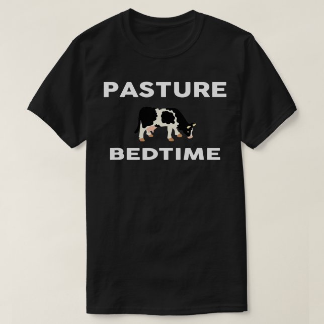 Pastete Bedtime Cow Pajamas PJ Bauer Rancher T-Shirt (Design vorne)