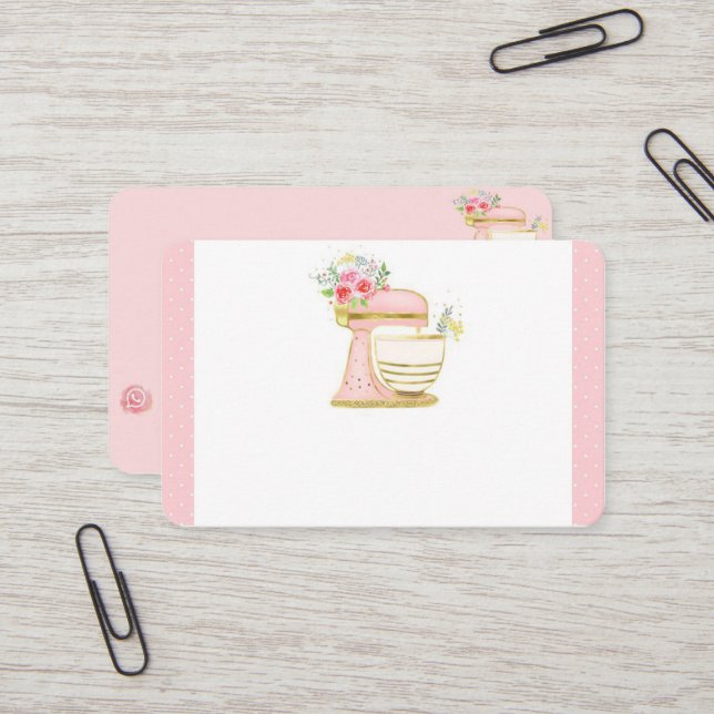 Pastete Business Card UK / Euro, 8,5 cm x 5,5 cm  Visitenkarte (Vorderseite/Rückseite Beispiel)