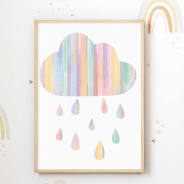 Pastete Cloud Kinderzimmer Poster Kids Room Print (Von Creator hochgeladen)
